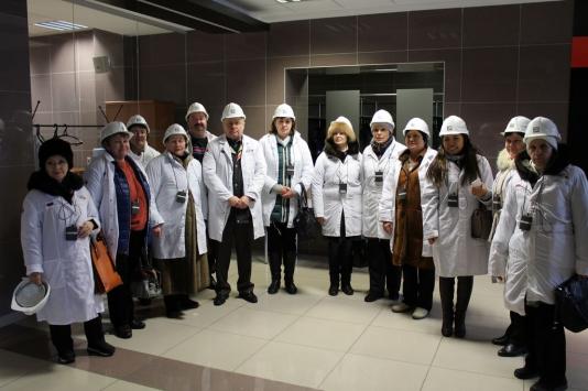 Группа готова к экскурсии.